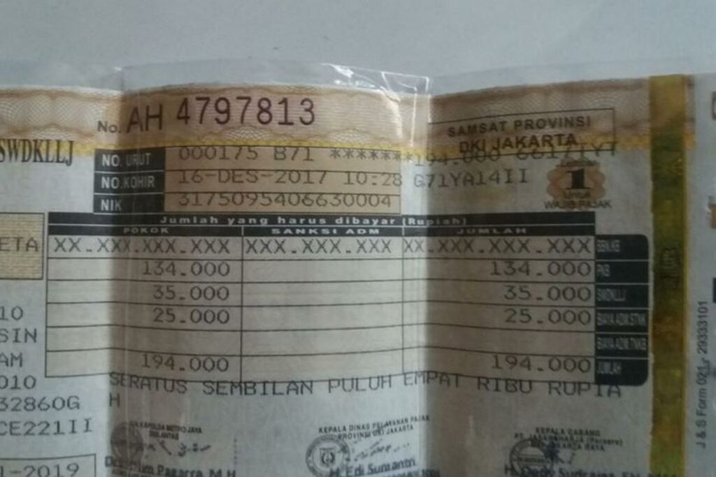 Cara Mengurus STNK Hilang yang Kendaraannya Masih Status Kredit Leasing